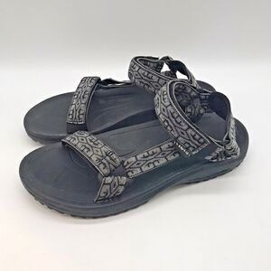 TEVA Hurricane II Mens's 8M Black Gray Water Sport Sandal 6461 Trail Hiking Shoe